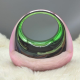 Acrylic Evening Clutch Top Handle Moon Hobo Bag, Glossy Metallic Tote Bag Pink gradient green Acrylic Evening Clutch Top Handle Moon Hobo Bag, Glossy Metallic Tote Bag Pink gradient green