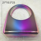 Acrylic Evening Clutch Top Handle Hobo Bag, Glossy Metallic Tote Bag Dazzling Acrylic Evening Clutch Top Handle Hobo Bag, Glossy Metallic Tote Bag Dazzling