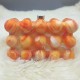 Women Acrylic Clutch Chic Marble Evening Handbag Orange Women Acrylic Clutch Chic Marble Evening Handbag Orange