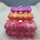 Women Acrylic Clutch Chic Marble Evening Handbag Orange Women Acrylic Clutch Chic Marble Evening Handbag Orange