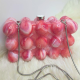 Women Acrylic Clutch Chic Marble Evening Handbag Red Women Acrylic Clutch Chic Marble Evening Handbag Red