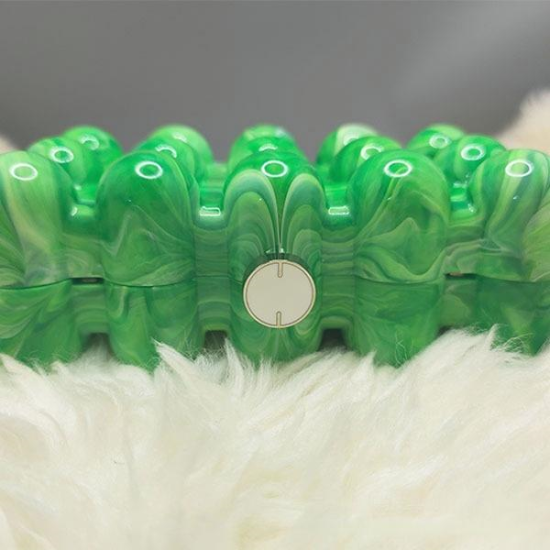 Women Acrylic Clutch Chic Marble Evening Handbag Green Women Acrylic Clutch Chic Marble Evening Handbag Green