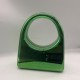 Acrylic Evening Clutch Purse Glossy Box Bag, Handbag Green Acrylic Evening Clutch Purse Glossy Box Bag, Handbag Green