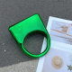 Acrylic Evening Clutch Purse Glossy Box Bag, Handbag Green Acrylic Evening Clutch Purse Glossy Box Bag, Handbag Green