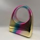 Acrylic Evening Clutch Purse Glossy Box Bag, Handbag Dazzling