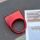 Acrylic Evening Clutch Purse Glossy Box Bag, Handbag Red Acrylic Evening Clutch Purse Glossy Box Bag, Handbag Red