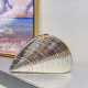 Acrylic Clutch Hobo Bag, Shell Bag Silver Acrylic Clutch Hobo Bag, Shell Bag Silver