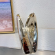 Acrylic Clutch Hobo Bag, Shell Bag Silver Acrylic Clutch Hobo Bag, Shell Bag Silver