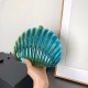 Acrylic Clutch Hobo Bag, Shell Box Bag Blue Acrylic Clutch Hobo Bag, Shell Box Bag Blue