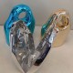 Acrylic Clutch Hobo Bag, Box Bag Blue Acrylic Clutch Hobo Bag, Box Bag Blue