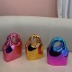 Acrylic Clutch Hobo Bag, Box Bag Blue Acrylic Clutch Hobo Bag, Box Bag Blue