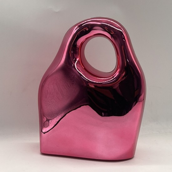 Acrylic Clutch Hobo Bag, Box Bag Rose Red Acrylic Clutch Hobo Bag, Box Bag Rose Red