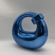 Acrylic Evening Clutch Purse Top-handle Moon Hobo Bag, Pillow Handbag Blue Acrylic Evening Clutch Purse Top-handle Moon Hobo Bag, Pillow Handbag Blue