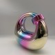 Acrylic Evening Clutch Purse Top-handle Moon Hobo Bag, Pillow Handbag Color