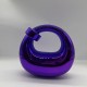 Acrylic Evening Clutch Purse Top-handle Moon Hobo Bag, Pillow Handbag Purple Acrylic Evening Clutch Purse Top-handle Moon Hobo Bag, Pillow Handbag Purple