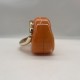 Acrylic Evening Clutch Purse Metal Hobo Bag, Square Handbag Orange Acrylic Evening Clutch Purse Metal Hobo Bag, Square Handbag Orange