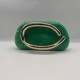 Acrylic Evening Clutch Purse Metal Hobo Bag, Square Handbag Green Acrylic Evening Clutch Purse Metal Hobo Bag, Square Handbag Green