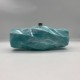 Acrylic Evening Clutch Purse Hobo Bag, Irregular Handbag Lake Blue Acrylic Evening Clutch Purse Hobo Bag, Irregular Handbag Lake Blue