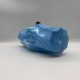 Acrylic Evening Clutch Purse Metal Hobo Bag, Square Handbag Blue Acrylic Evening Clutch Purse Metal Hobo Bag, Square Handbag Blue